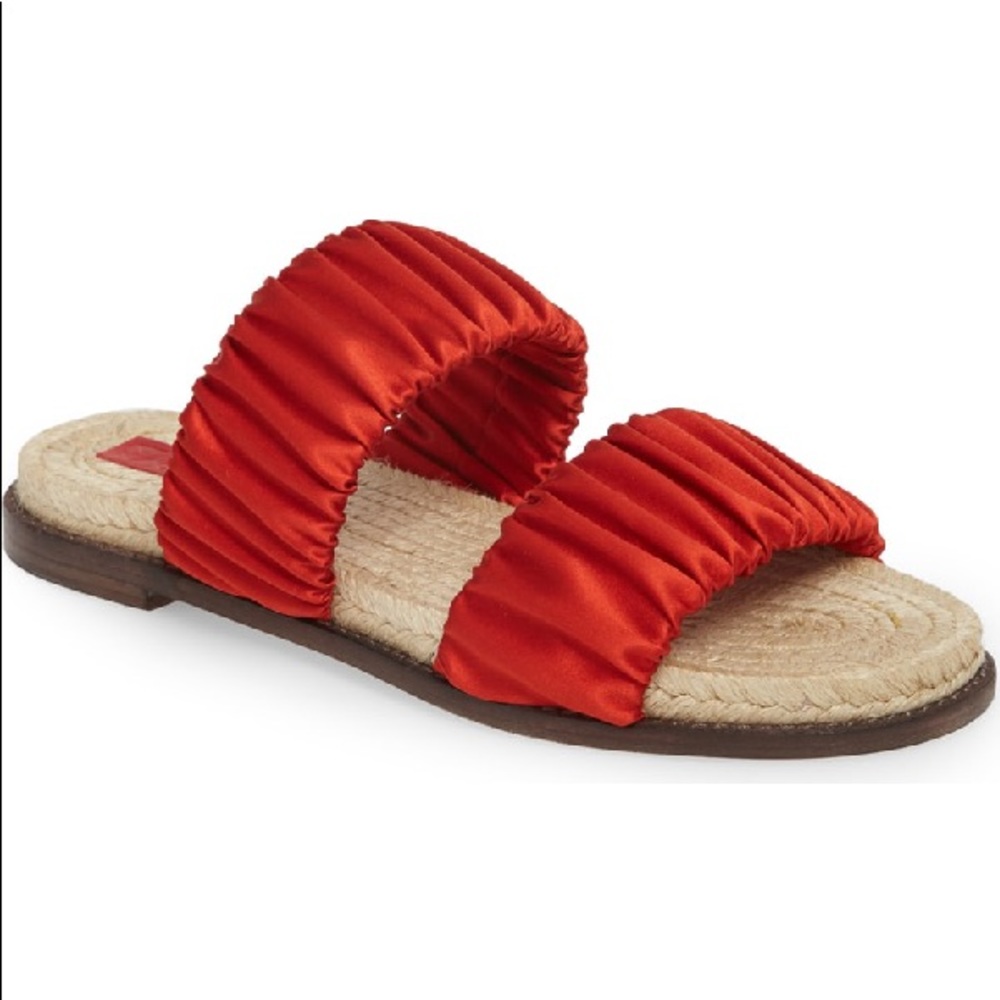 Mercedes Castillo Red Espadrille Sandals NWOT